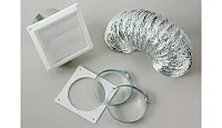 WESTLAND VI422 4&#039; Vent Kit W/Louvered Co
