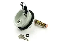 WHITECAP IND S0226WC White Locking T-Handle