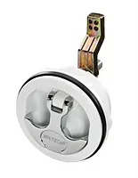 WHITECAP IND S0230WC White Body T-Handle (Chrome Handle)