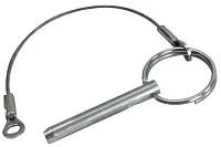WHITECAP IND S1020C S.S. Quick Release Pin 1&#039; &Lanyard