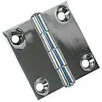 WHITECAP IND S1497C C.P. Zamac 2&#039; X 2&#039; Butt Hinge