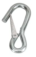 WHITECAP IND S4043C Galvanized Steel Spring Hook 4-1/1