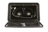 WAYGLOBAL 1308B Black Outdoor Shower Box