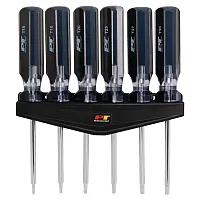 Performance Tool Star Screwdriver Set With Rack (6 Piece)