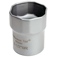 Performance Tool 1/2" Drive 2-1/2" 4Wd Lock Nut Socket Rounded Hex Style