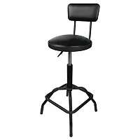 Performance Tool Adjustable Pneumatic Stool With Removable Backrest