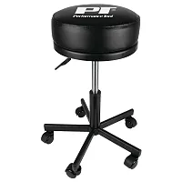 Performance Tool Extra-Thick Big Top Adjustable Pneumatic Rolling Shop Stool
