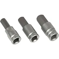 Performance Tool 3/8" Drive Large Metric Hex Bit Socket Set (3 Piece)