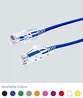Wavenet 6E04UMSLIMBK-PC-6IN Patch Cord Cat6 Slim Cord 0.5" Black