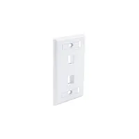 Wavenet FPW2PWH-25PK Faceplate Id Window 2 Port White 25Pk