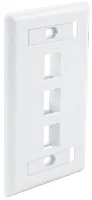 Wavenet FPW3PWH Faceplate Id Window 3 Port White