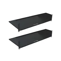 Wavenet SHELF-10SSS-S2PK-SOLID 2U 10&quot; Single Side Solid Shelf 2 Pack