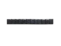 WC WHEEL ACC 198371NSB 1/4Oz Black Whl Weight 48 Strips