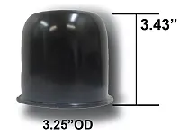 WC WHEEL ACC SH3300CLB 3.30 Black Closed P