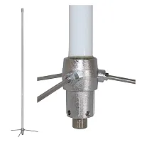 Tram 1486 200-Watt Pretuned 400 Mhz To 495 Mhz Uhf Fiberglass Base Antenna With