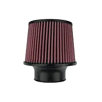 Injen 8-Layer Oiled Cotton Gauze Air Filter (Black/Red)