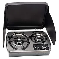 FLAME KING YSNHT600 Gas Drop-In 2 Burner Rv Cooktop Sto