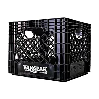 YAKGEAR BMC13 Black 13&#039; X 13&#039; Milk Crate (Square)
