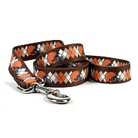Little Earth Productions Cleveland Browns Argyle Nylon Leash - X-Small
