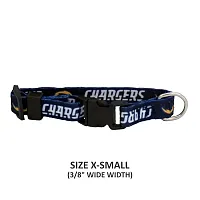 Little Earth Productions Los Angeles Chargers Nylon Collar - X-Small