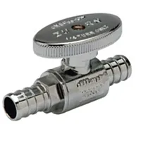 ZURN PEX QQTV477GX 1/2X1/2 Pex Stop Valve-Lo