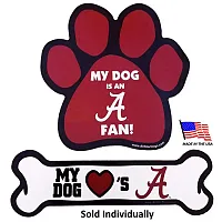 All Star Dogs Alabama Crimson Tide Car Magnets - Bone