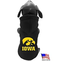 All Star Dogs Iowa Hawkeyes Polar Fleece Pet Hoodie - XX-Large