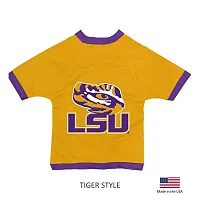 All Star Dogs LSU Tigers Athletic Mesh Pet Jersey - X-Small - Tiger