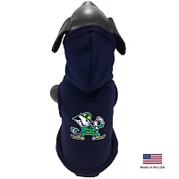 All Star Dogs Notre Dame Leprechaun Polar Fleece Pet Hoodie - XL