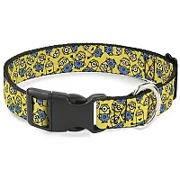 Buckle-Down Buckle-Down Minions Scattered Yellow Pet Collar - Medium