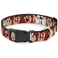 Buckle-Down Buckle-Down Tasmanian Devil Expressions Pet Collar - Medium