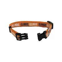 Pet Goods Manufacturing Illinois Fighting Illini Pet Reflective Nylon Collar - 