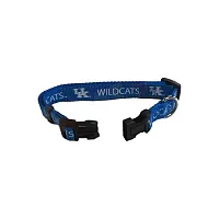 Pet Goods Manufacturing Kentucky Wildcats Pet Reflective Nylon Collar - Medium