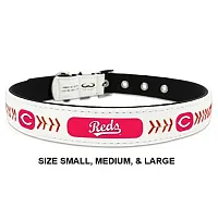 GameWear Cincinnati Reds Leather Baseball Collar - Toy