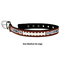 GameWear Seattle Seahawks 12th Dog Leather Football Collar - Med