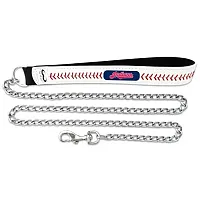 GameWear Cleveland Indians Leather Baseball Seam Leash - Medium