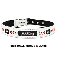 GameWear Miami Marlins Classic Leather Baseball Collar - Toy