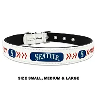 GameWear Seattle Mariners Classic Leather Baseball Collar - Toy