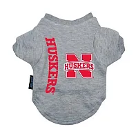 Hunter Nebraska Huskers Pet T-Shirt - Large