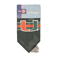 Hunter Miami Hurricanes Mesh Dog Bandana - Large