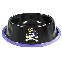 Hunter East Carolina Pirates Gloss Black Pet Bowl