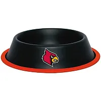 Hunter Louisville Cardinals Gloss Black Pet Bowl