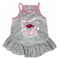 Hunter Arkansas Razorbacks &quot;Too Cute Squad&quot; Pet Dress - Medium