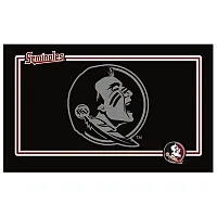 Hunter Florida State Seminoles Black Pet Bowl Mat