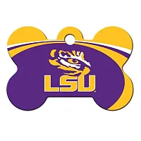 Hillman Group LSU Tigers Bone ID Tag