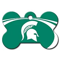 Hillman Group Michigan State Spartans Bone ID Tag