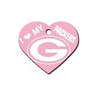 Hillman Group Green Bay Packers Heart ID Tag