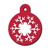 Hillman Group Snowflake Circle ID Tag