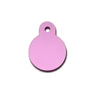 Hillman Group Small Standard Circle ID Tag - Light Pink