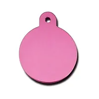 Hillman Group Large Standard Circle ID Tag - Light Pink
